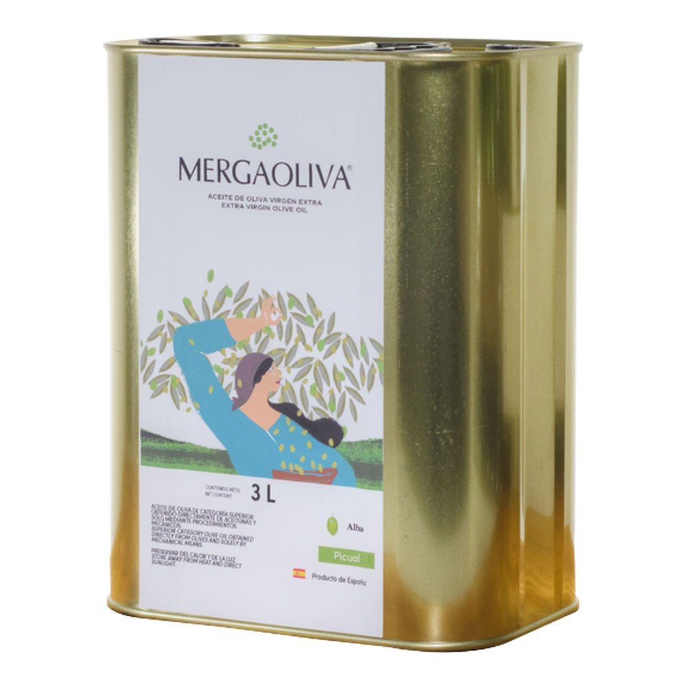Mergaoliva Alba Ecológico Picual Lata 3 L