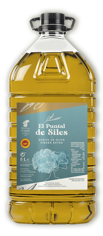 El Puntal de Siles DOP Sierra de Segura · Garrafa 5 L