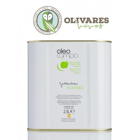 Oleocampo Ecológico Premium Picual · Lata 2,5 L