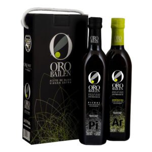Oro Bailén Estuche Asa Cordón Arbequina y Picual 500 ml